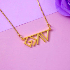 22k Gold Plated God Is Greater Than Ups and Downs G>^v