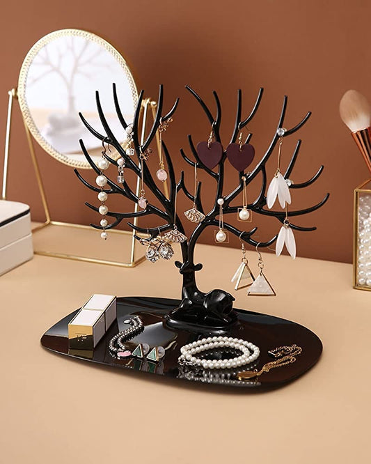 Foreva Culture Deer Jewellery Organizer With Tray (Buy 1 Get 1 FREE)