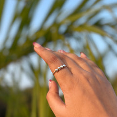 Worry Ring for Stress Relief and Mindful Calm Pure Silver (चाँदी)